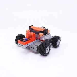 Micro Bit 4WD Mecanum Chassis Robot Education Kit nach und Hindernis vermeidung Car Science Kit für Microbit Controller Board - Product Image 5