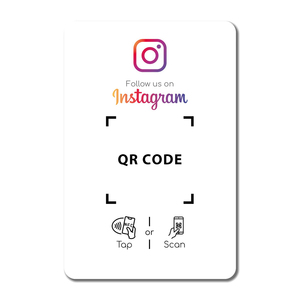 Connect Increase Followers Customized logo Review Link Scan QR <strong>Code</strong> Social Sharing Facebook NFC Card - Product Image 1