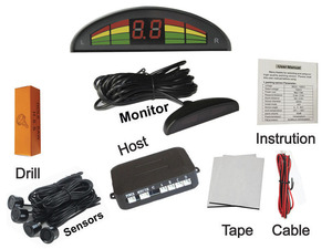 LR AUTO <strong>Reverse</strong> Backup Radar LED Display Parking <strong>Sensor</strong> System PZ310 Parking <strong>Sensor</strong> for Car - Product Image 4