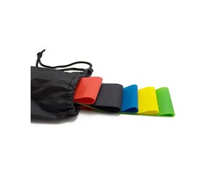 Juego de bandas de ejercicio de bucle de colores personalizables TODO Fit resistencia adelgazante látex elasticidad culturismo rojo azul verde amarillo - Product Image 3