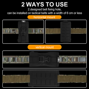 BP-155 MOLLE kompakt tıbbi kılıf V2 2 yönlü ilk yardım kiti açık hava etkinlikleri için yüksek hızlı erişim halat avcılık aksesuarları - Product Image 6