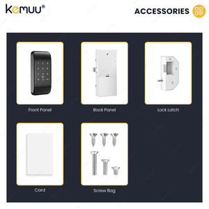 KEMUU TTlock app Custom elettrico Rfid Card palestra armadietti numeri di blocco codice pubblico biometrico palestra armadietti con serrature - Product Image 6
