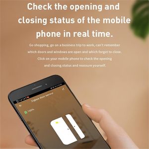 Tuya <span class=keywords><strong>Zigbee</strong></span> קשר חיישן דלת חלון מגנטי מעורר <span class=keywords><strong>Zigbee</strong></span> <span class=keywords><strong>iot</strong></span> דלת חלון חיישנים