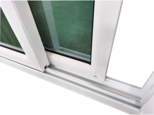 Anti hırsızlık Pvc pencere cibinlik ile 3 parça basit standart boyutu Upvc pencereler ve kapı Panama slayt pencere sinek ekran ile - Product Image 4