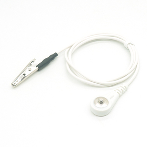 Factory Price Customized 4.0 <strong>mm</strong> Medical Male Buckle to Alligator Clip Medical <strong>Cable</strong> for Testing Machine - Product Image 1