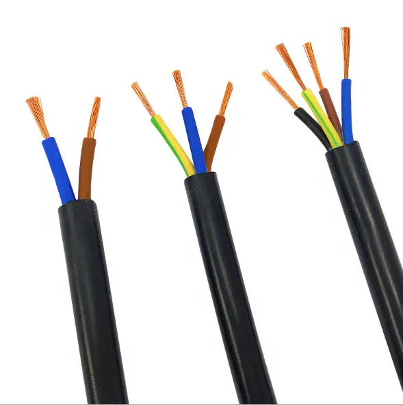 Kabel Kontrol Fleksibel, 20AWG 4 Cores PVC Saluran Tembaga UL2464 Tanpa Perisai Kabel Kontrol Fleksibel Kabel Listrik untuk Mesin CNC