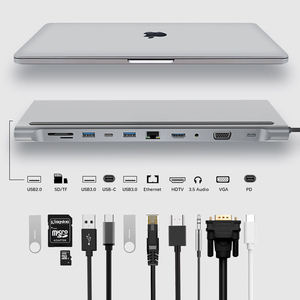 12 in 1 Hub <strong>Type</strong> <strong>C</strong> VGA <strong>Adapter</strong> PD <strong>USB</strong> <strong>3.1</strong> Audio Video <strong>C</strong> Hub to <strong>Usb</strong> <strong>Adapter</strong> Laptop Docking Station <strong>Usb</strong>-<strong>c</strong> Hub - Product Image 5