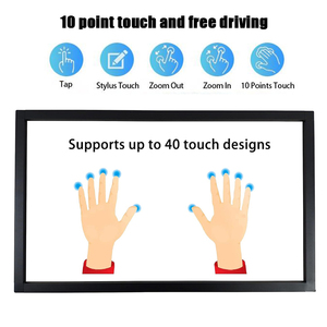 I moduli LCD TFT personalizzati ad alta risoluzione visualizzano da 3.5 a 10.1 pollici Touch Screen capacitivo tipo IPS con interfaccia SPI e LVDS
