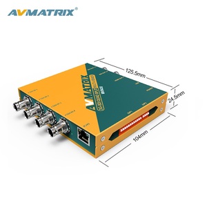 AVMATRIX-multivisor MV0430 de 4 canales, entradas 3G/HD/SD-SDI, 2 canales, 3G-SDI, salidas HDMI, transmisión y AV Post-producción
