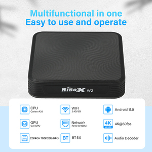 IPTV İsveç avrupa yeni Mini Android 11 TV kutusu Amlogic S905W2 4K 60fps 4GB 64GB AV1 dekoder HDR10 Set-top Box - Product Image 3