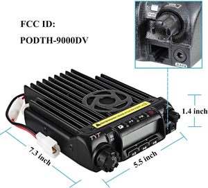 TH-9000D Fahrzeug montiert Langstrecken 20km Auto Walkie Talkie 60W VHF 2M 146MHz Amateurfunk 2-Wege-Radio mit USB-Programmier kabel - Product Image 2
