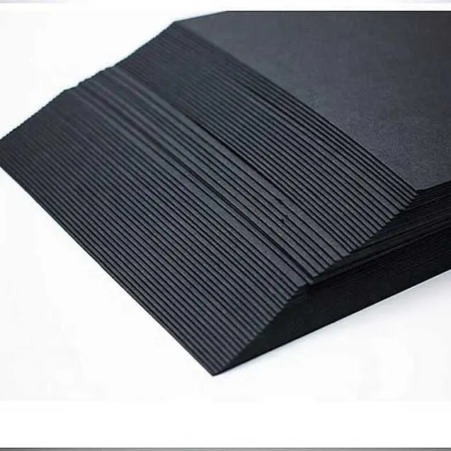 Rolo de folha de papel preto laminado/papel de cardstock