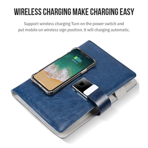 Подгонянный Ноутбук Power bank калькулятор с беспроводной зарядкой ноутбук зарядка USB Pen драйвер