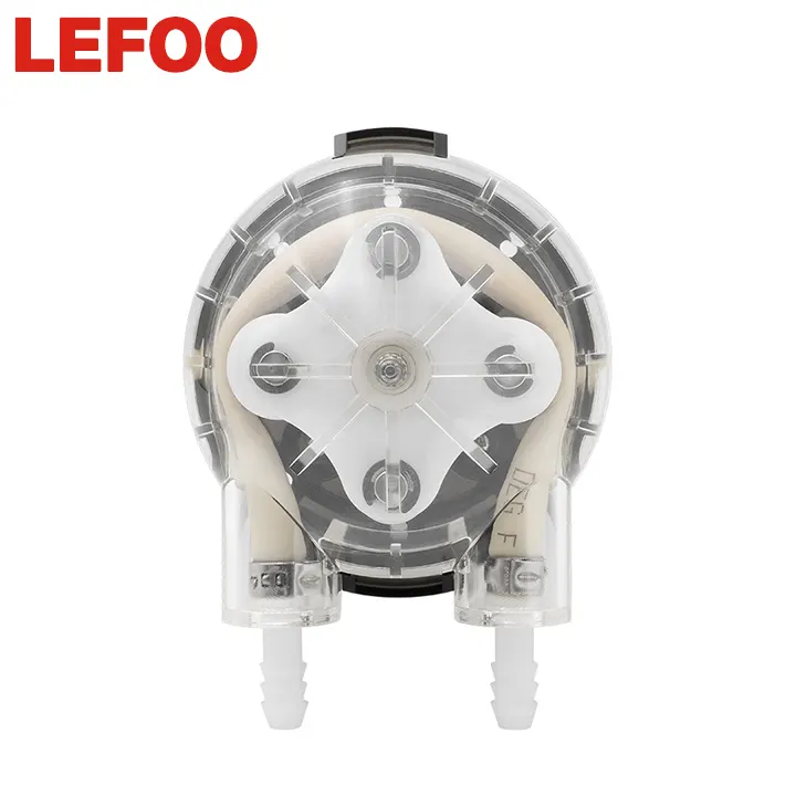 LEFOO 12V/24V Pequeno Fluxo Médico Peristáltico Bombas Dispenser Peristáltico Bomba De Dosagem Elétrica DC Motor Depende do Tamanho do Tubo