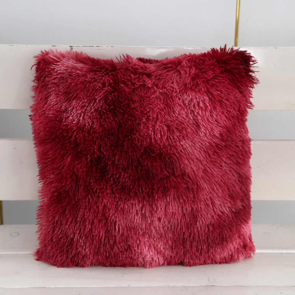 Tie-dyed sea lion velvet-wine red
