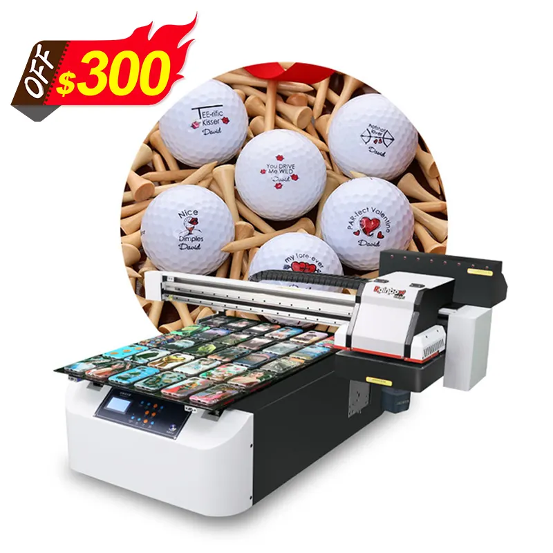 A1 6090 Заводские продажи 3D печатная машина с сенсорным экраном для украшения с 3 * TX800 печатающими головками