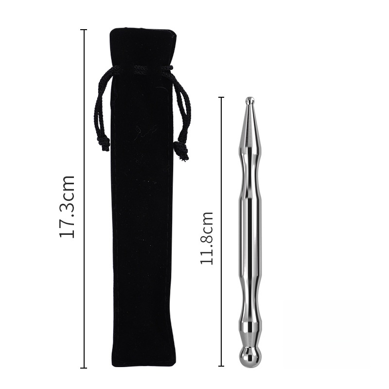 Mirror light acupoint stick-black velvet pouch-B