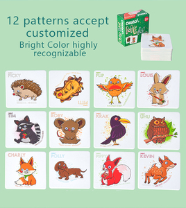 Factory Direct Custom Flash/Cognitive Cards Paper Material Printed Early Educational Memory Card <strong>Toy</strong> for Baby
