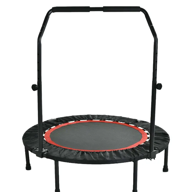 Esporte de 40 polegadas para exercícios domésticos barato adulto mini rebote fitness interior trampolim dobrável para academia