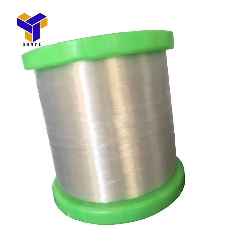 Rohes weißes und farbiges Polyester /PET-Mono filament garn 0,30mm 100% Polyester-Mono filament garn