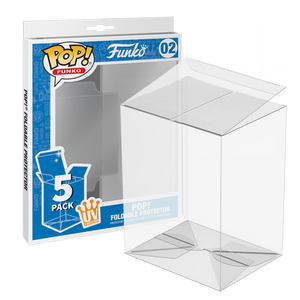 Plastic Funkoed <strong>Pop</strong> Display Protector Cases with UV Protection and Scratch Resistant Protectors - Product Image 1