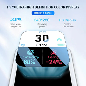 1,9 HD цветной дисплей портативный умный датчик качества воздуха CO2Monitor PM2.5 с - Product Image 3