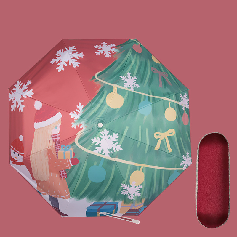 8-rib patterned umbrella-elk