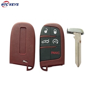 4 + 1 düğme yüksek kaliteli araba uzaktan anahtar kabuk kırmızı renk c-hrysler için araba anahtarı durum - Product Image 6