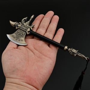 18cm Yang Jian Kaishan Ax siyah efsane: WuKong Erlang tanrı silah oyunu periferik Metal silah modeli süs koleksiyonu zanaat oyuncak - Product Image 4