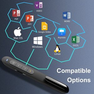 Chuyên Nghiệp Văn phòng tùy chỉnh phụ kiện không dây PowerPoint Clicker laser Presenter trang chuyển bút PPT trang chuyển bút - Product Image 5