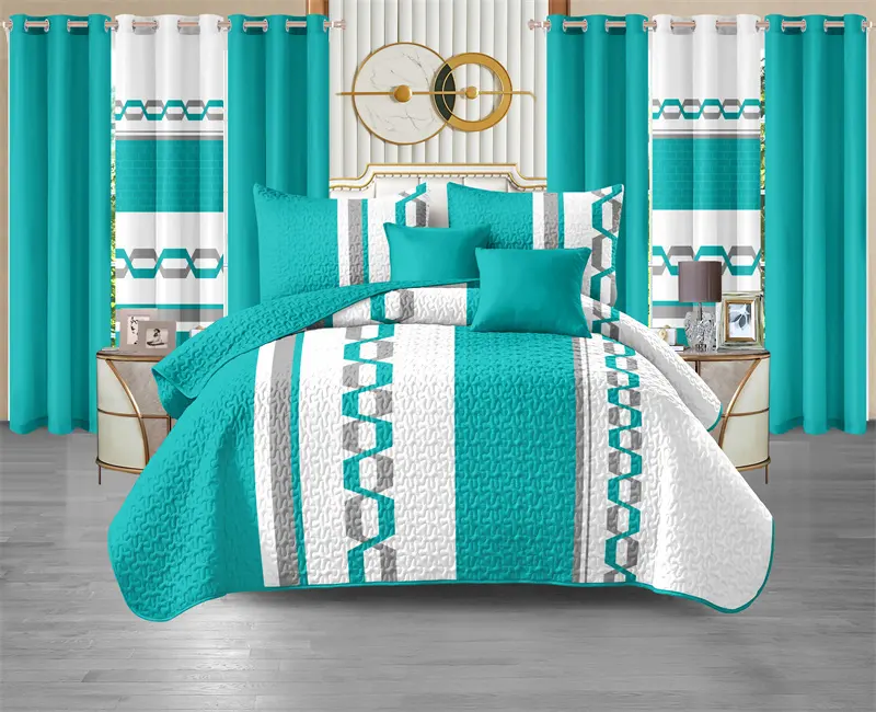 Beddengoed Sets Met Bijpassende Gordijnen Gordijnen Sets 2023 9 10 13-delige Beddengoed Sprei Set En Laken King Size Bijpassende Gordijnen