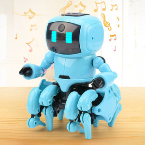 Kinder DIY Gebäude programmierung Interaktive Gesten erkennung Roboter-Kit RC Intelligente Spielzeug roboter mit Tanzen und Singen - Product Image 5