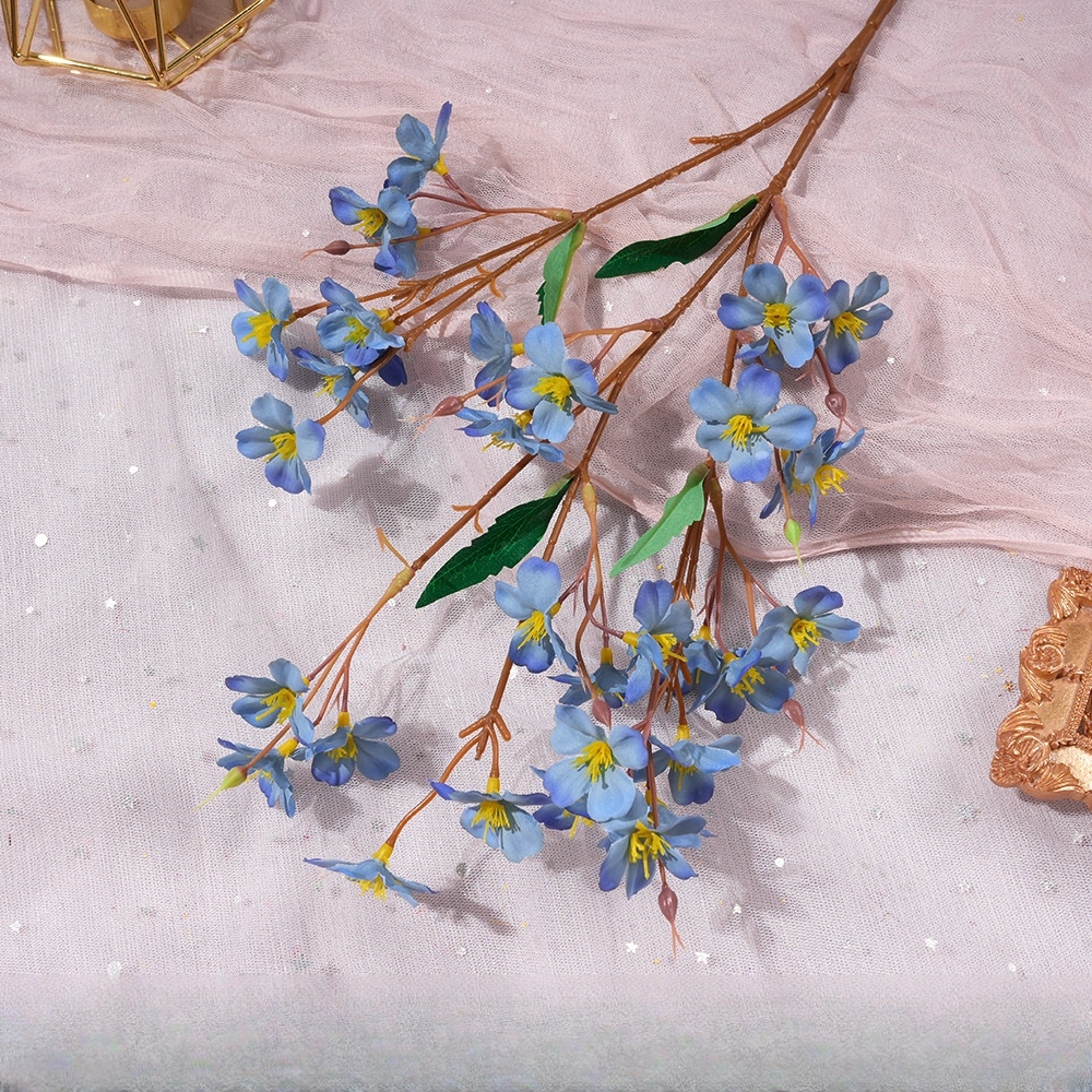 #55 Materiales Florales Serie Azul Polvoriento