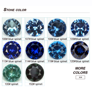 Artificial Raw <strong>Rough</strong> Orifice Rod Strand Diamond Round Synthetic <strong>Ruby</strong> 3#1.5mm - Product Image 4