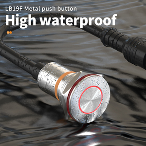 LANBOO High-end <strong>Push</strong> <strong>Button</strong> <strong>Switch</strong>: Rugged Waterproof IP67 19MM Design M12 Interface Tri-color LED Status Indication - Product Image 5