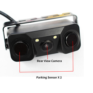 Three-in-One Car LED Parking <strong>System</strong> Reverse <strong>Backup</strong> Camera Waterproof Rearview Mirror Speaker AHQ Image <strong>Sensor</strong> Plastic Vehicles - Product Image 5