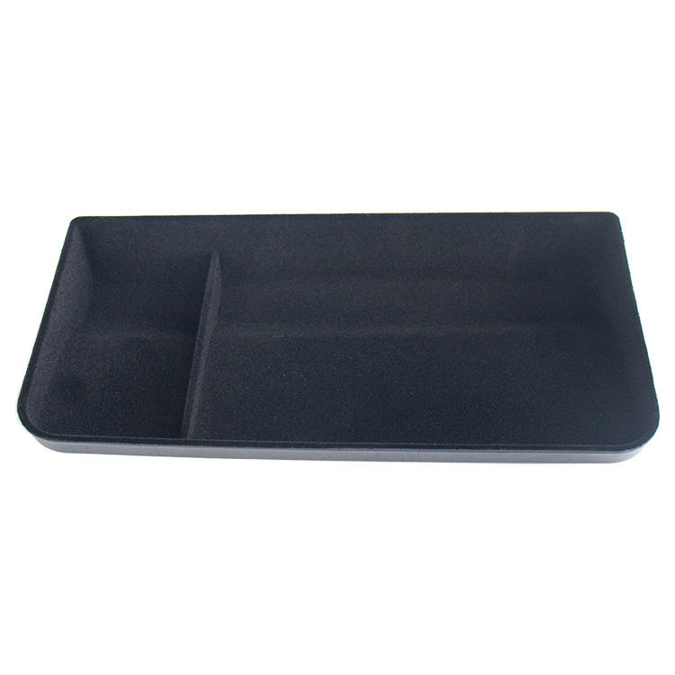 Caja de almacenamiento para salpicadero LHD con flocado.