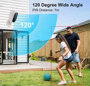 Superventas Mini cámara de batería Smart Life de 4MP HD Wifi inalámbrico CCTV con sensor CMOS y opciones de almacenamiento de datos de tarjeta de memoria - Product Image 4