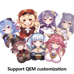 Genshin Impact Series Beauty Mouse Pad 3D Cổ tay còn lại Anime Mouse Pad Sexy Thoải mái Văn phòng Pad Silicone Cổ tay còn lại Mouse Pad - Product Image 5
