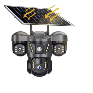 V380 ngoài trời không thấm nước năng lượng mặt trời thực sự Ba mắt thế hệ 4G <span class=keywords><strong>Camera</strong></span> An Ninh Gia Đình CMOS IP đám mây xuyên biên giới bán buôn - Product Image 5