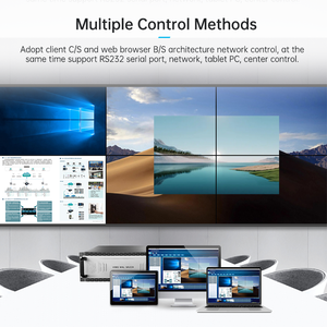 12 em 12 out hdm i vídeo wall display controlador led processador de vídeo com 4ch VGA hdm i Entradas