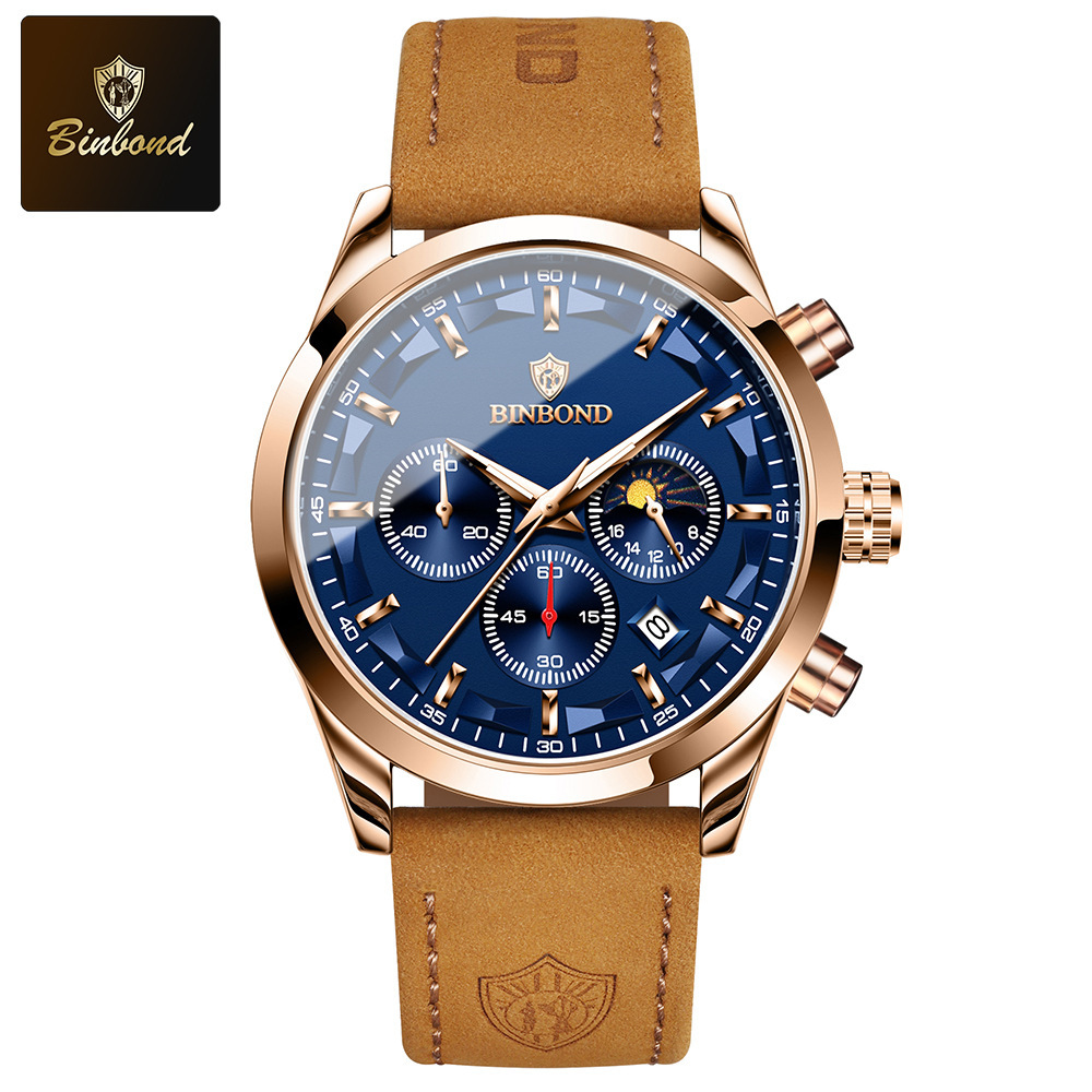 yellow cattle leather first layer-rose gold-blue surface