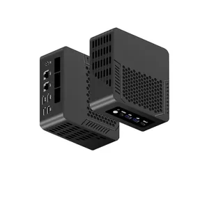 Katı Mini PC TOPC AMD r-yzen 9 8945HS R7 8845HS USB4.0 2x LAN 2xpcipcie4.0 Windows11 cep oyun Mini bilgisayar WiFi6E - Product Image 1