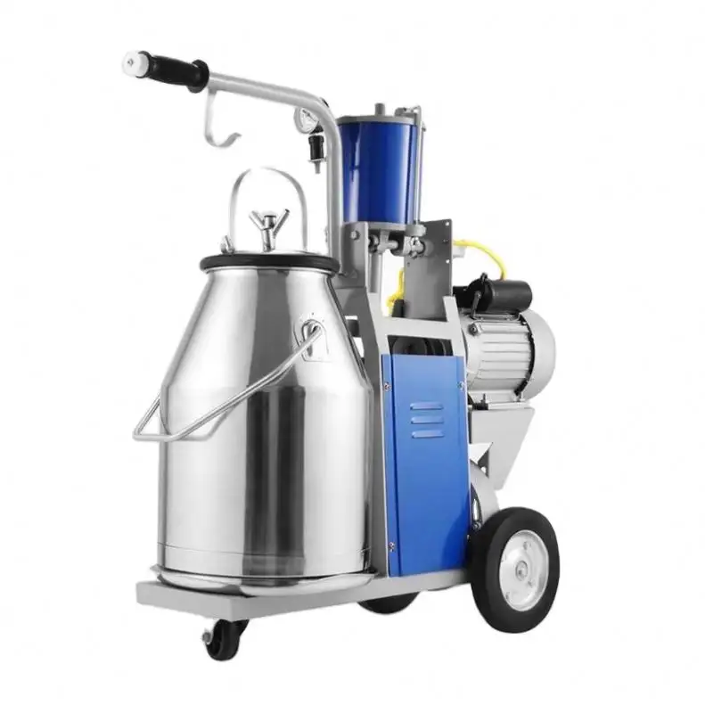 Automatic Electric Milking Machine Sheep Goat Milking Machine For Farm Cows Bucket With 304 Stainless Steel Bucket