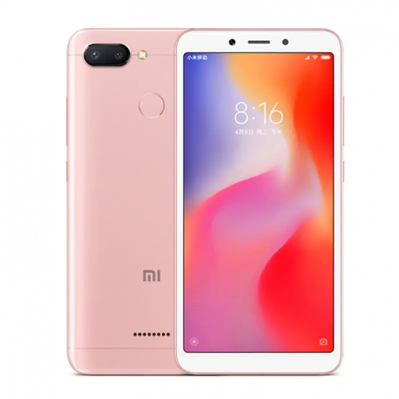 Commercio all'ingrosso Xiaomi Redmi 6 4 + 64GB 4G LTE global rom 3g y 4g smartphone 3g e 4g smartphone occasione en groselares