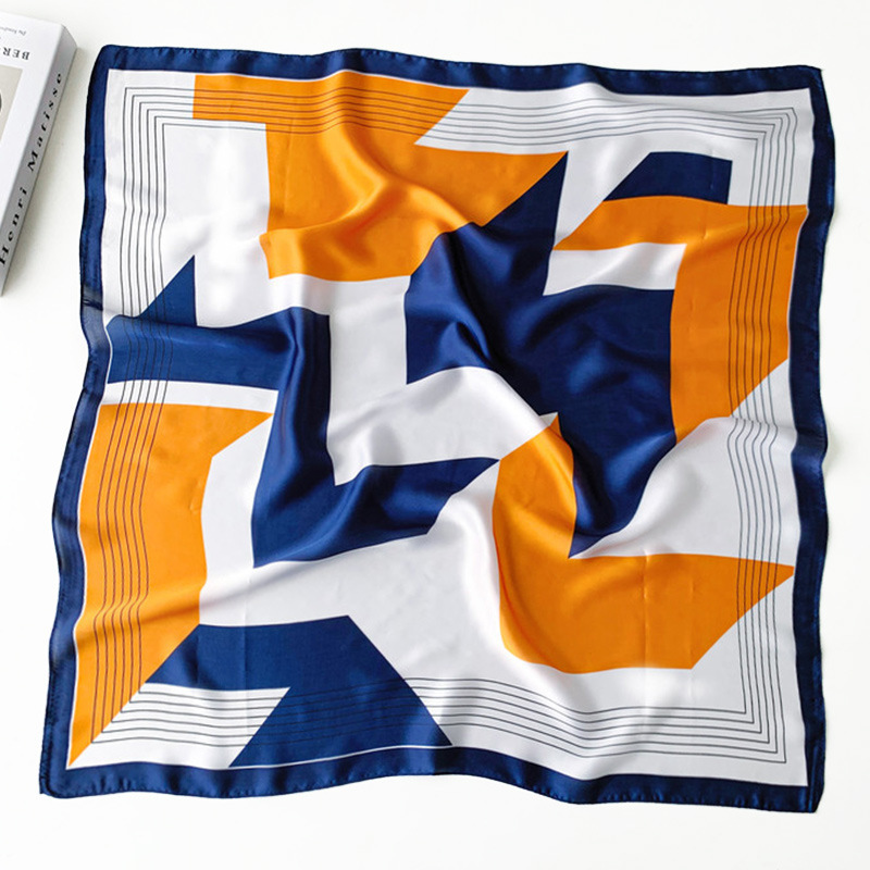 Simple white diary-blue orange