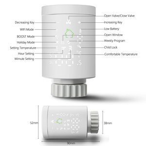 Caldaia a Gas TUYA Zigbee collegare il controllo del ricevitore termostato TRV valvola termostatica per casa intelligente - Product Image 4