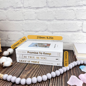 Ev dekor için sıcak satış beyaz ciltli kitap dekoratif kitaplar - Product Image 6