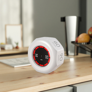 Octagon 1 3 5 15 30 60 <span class=keywords><strong>90</strong></span> min hẹn giờ kỹ thuật số Nhựa Xoay Pomodoro hẹn giờ gravireceptor cho nghiên cứu nhà bếp countup đếm ngược - Product Image 2