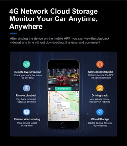 AOEDI D12 3 Inch Touch Screen ADAS Dash Cam <strong>Android</strong> 10 BT FM Transmit Dual Lens DVR With Remote Monitor Wifi - Product Image 6